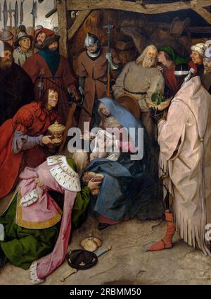 Die Anbetung der Könige, Pieter Bruegel der ältere, 1564, Stockfoto