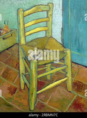 Van Gogh's Chair, Vincent van Gogh, Stockfoto