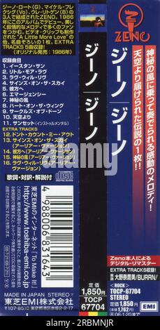 CD: Zeno – Zeno. (TOCP-67704), Aktion, veröffentlicht am 21. Juli 2005. Stockfoto