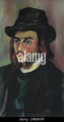 Porträt von Erik Satie c.1892; Paris, Frankreich, von Suzanne Valadon Stockfoto