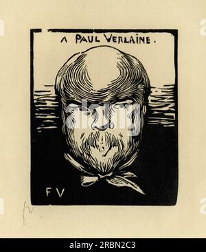 Paul Verlaine 1891 von Felix Vallotton Stockfoto