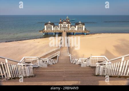 Sellin Pier in Rügen, Mecklenburg-Vorpommern, Norddeutschland, Deutschland Stockfoto