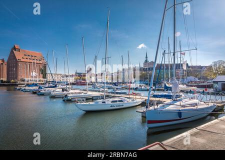 Stralsund Hafen, Mecklenburg-Vorpommern, Norddeutschland, Deutschland Stockfoto