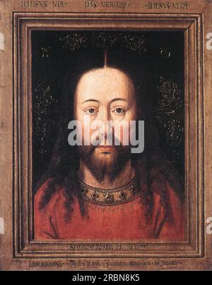 Portrait von Christus 1440 von Jan van Eyck Stockfoto