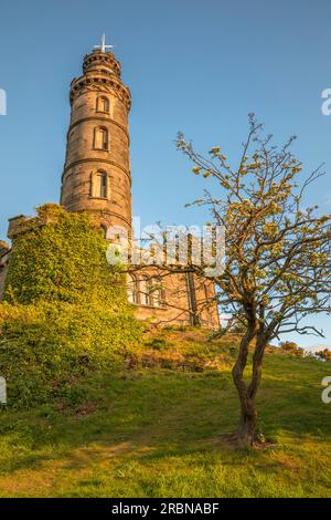 Nelson Monument auf Carlton Hill, Edinburgh, Stadt Edinburgh, Schottland, Großbritannien Stockfoto