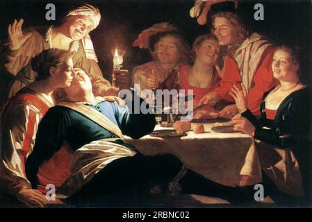 Der verlorene Sohn 1622 von Gerard van Honthorst Stockfoto