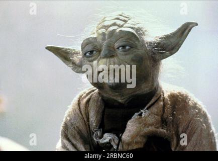 Star Wars, Episode V das Empire schlägt Yoda zurück Stockfoto