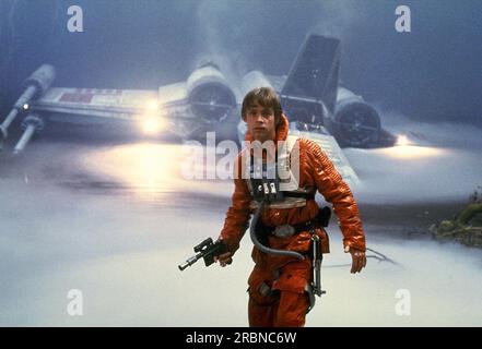 Star Wars, Episode V das Empire schlägt Mark Hamill zurück Stockfoto