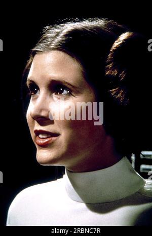 Star Wars Star Wars Folge IV : Eine neue Hoffnung Carrie Fisher Princess Leia Stockfoto