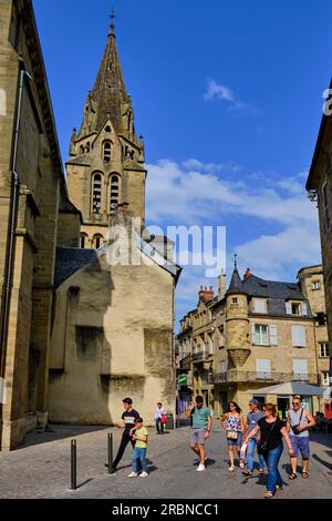 Frankreich, Correze (19), Brive-la-Gaillarde, Kollegialkirche Saint-Martin de Brive Stockfoto