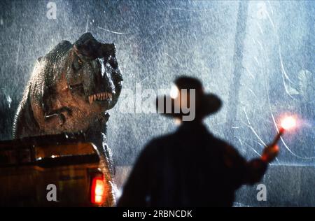 Jurassic Park T-rex Dinosaurier Stockfoto