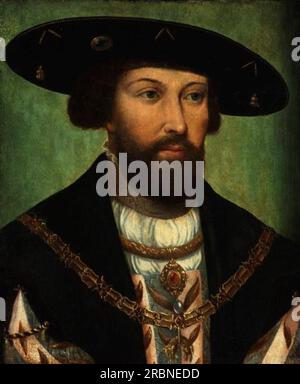 Porträt von König Ludwig II. Von Ungarn (posthum) von Bernard Van Orley Stockfoto