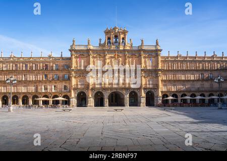 Plaza Mayor Square - Salamanca, Spanien Stockfoto