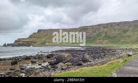 Besuchen Sie Nordirland, Kultur, Geologie, Architektur, Ruhe, Üppig grüne Länder, Legenden und Mythen Riesen Causeway antrim NI Stockfoto