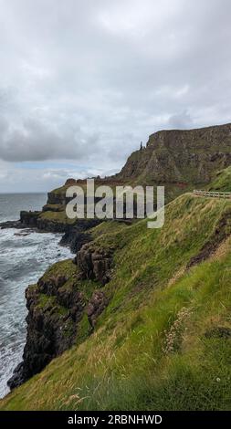 Besuchen Sie Nordirland, Kultur, Geologie, Architektur, Ruhe, Üppig grüne Länder, Legenden und Mythen Riesen Causeway antrim NI Stockfoto