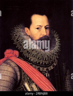 Porträt von Alessandro Farnese, Herzog von Parma und Piacenza von Otto van Veen Stockfoto