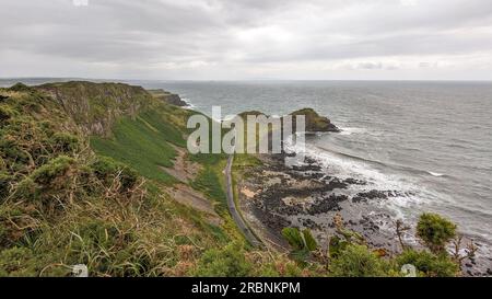 Besuchen Sie Nordirland, Kultur, Geologie, Architektur, Ruhe, Üppig grüne Länder, Legenden und Mythen Riesen Causeway antrim NI Stockfoto