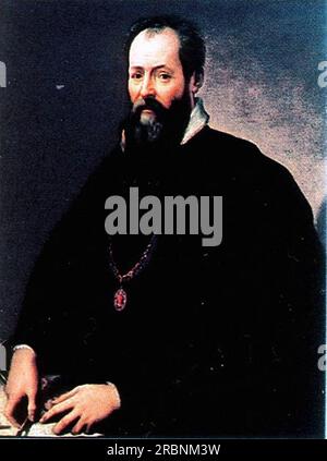 Selbstporträt 1568 von Giorgio Vasari Stockfoto