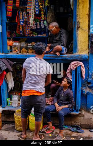 West-Bengalen, Kalkutta, Calcutta, Indien, Leben auf der Straße Stockfoto