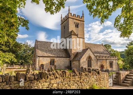 St Eadburgha's Church in der Nähe des Broadway, Cotswolds, Gloucestershire, England Stockfoto