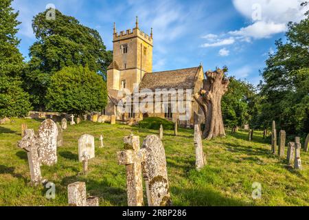 St Eadburgha's Church in der Nähe des Broadway, Cotswolds, Gloucestershire, England Stockfoto