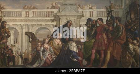 Die Familie Darius vor Alexander 1565 von Paolo Veronese Stockfoto