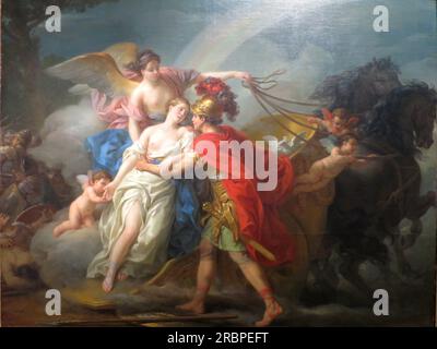 Die Venus, verwundet von Diomedes, wird von Iris 1775 von Joseph-Marie Vien gerettet Stockfoto