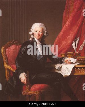 Porträt von Charles Alexandre de Calonne 1784 von Louise Elisabeth Vigee Le Brun Stockfoto