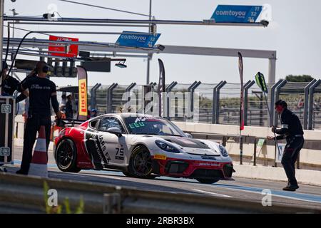 GT4 European Series 2023 AT Circuit Paul Ricard , Castellet, FRANKREICH, 03/06/2023 Florent 'MrCrash' B. Stockfoto