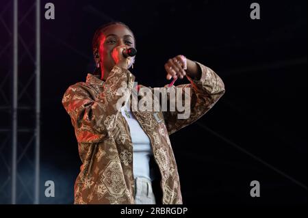 CAT Burns tritt auf der TRNSMT 2023 Glasgow Green Glasgow auf Stockfoto