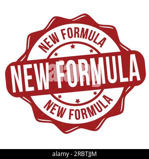 Neuer Stempel aus Grunge-Gummi der Formel auf weißem Hintergrund, Vektordarstellung Stock Vektor