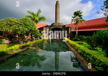 Mauritius, Südwestküste, Black River District, Chamarel, Rumfabrik von Chamarel Stockfoto