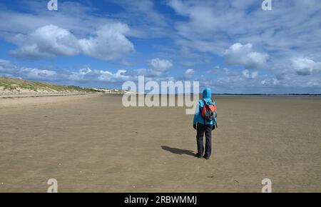 Naturschutzgebiet Amrum-Odde, Nordpunkt von Amrum, Deutschland Stockfoto