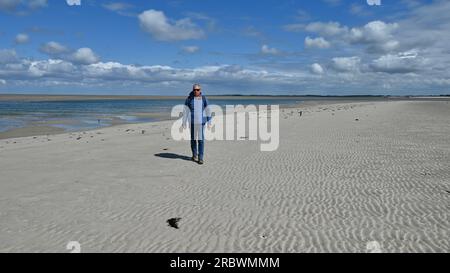 Naturschutzgebiet Amrum-Odde, Nordpunkt von Amrum, Deutschland Stockfoto