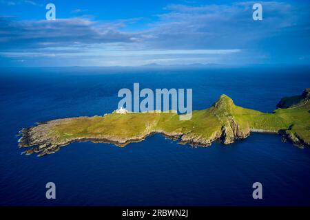 Großbritannien, Schottland, Isle of Skye, Halbinsel und Leuchtturm Neist Point Stockfoto