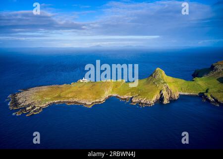 Großbritannien, Schottland, Isle of Skye, Halbinsel und Leuchtturm Neist Point Stockfoto