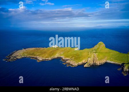 Großbritannien, Schottland, Isle of Skye, Halbinsel und Leuchtturm Neist Point Stockfoto