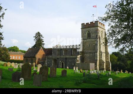 All Saints Church, St. Paul's Walden, Hertfordshire, England Stockfoto