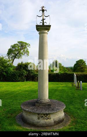 Das Queen Mother Memorial, St. Paul's Church, St. Paul's Walden, Hertfordshire, England Stockfoto