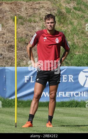 Hoenderloo, Niederlande. 11. Juli 2023. Zinho Vanheuden von Standard wurde während eines Trainings der belgischen Fußballmannschaft Standard de Liege in ihrem Sommertrainingslager, Dienstag, den 11. Juli 2023 in Hoenderloo, zur Vorbereitung auf die kommende Saison 2023-2024 gezeigt. BELGA FOTO BRUNO FAHY Kredit: Belga News Agency/Alamy Live News Stockfoto