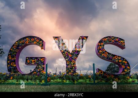 Harrogate, Großbritannien. 11. Juli 2023. Great Yorkshire Showground, Railway Road, Harrogate, North Yorkshire Allgemeiner Blick während der Great Yorkshire Show 164. Gutschein 2023: Touchlinepics/Alamy Live News Stockfoto