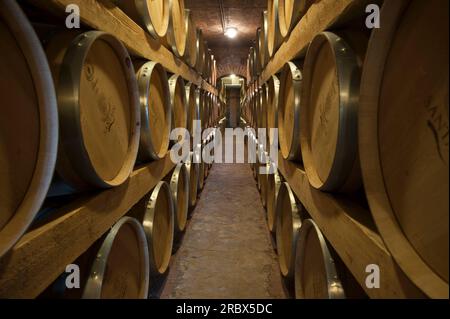 Cantina di Santadi, Sardinien, Italien, Europa Stockfoto