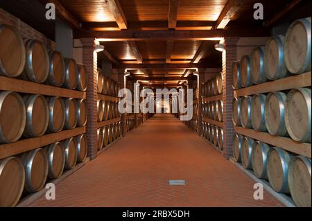 Cantina di Santadi, Sardinien, Italien, Europa Stockfoto