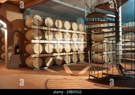 Cantina di Santadi, Sardinien, Italien, Europa Stockfoto