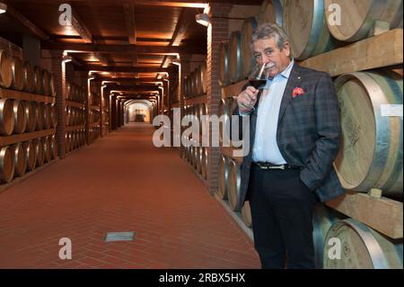 Raffaele Cani, Direttore Commerciale Cantina di Santadi, Santadi, Sardinien, Italien, Europa Stockfoto