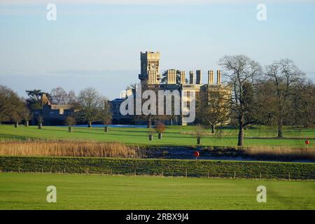 Das Herrenhaus im Old Warden Stockfoto