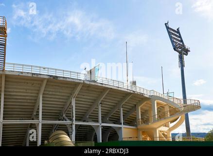 Blick auf die Artemio Franchi Arena - die offizielle Heimat des FC Fiorentina in Florenz Stockfoto