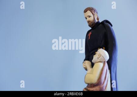 katholisches religiöses Bild von Saint Camillus de Lellis - Sao Camilo de Lellis Stockfoto