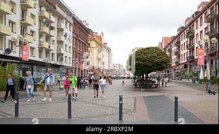 Wir schauen nach Kuznicza, Breslau, Polen Stockfoto