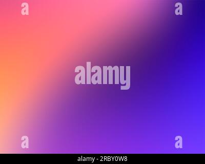 Unfokussierter Hintergrund in Pink, Orange, Violett und Blau. Stockfoto